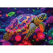 Alipson Puzzle Regenbogen-Schildkröte 500 Teile