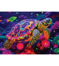 Alipson Puzzle Regenbogen-Schildkröte 500 Teile