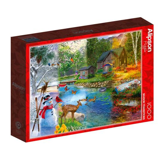 Alipson Puzzle Übergang der Jahreszeiten 1000 Teile