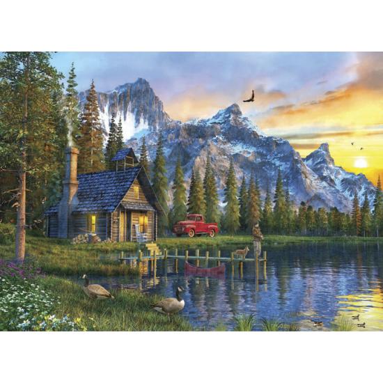 Anatolisches Puzzle Sonnenuntergang in der Hütte 1000 Teile