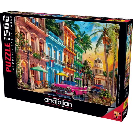 Anatolisches Puzzle Sonnenuntergang in Havanna 1500 Teile