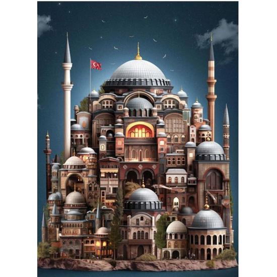 Puzzle Anatolian Ayasofya mit 1000 Teilen Puzzle Anatolian Ayasofya mit 1000 Teilen