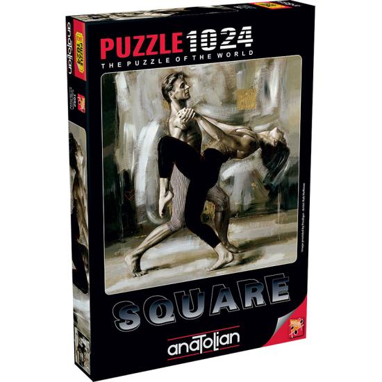 Anatolisches Puzzle „Swing my Heart“, quadratisches Format 1000