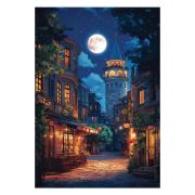 Puzzle Anatolian Galata-Viertel bei Vollmond 500 Teile