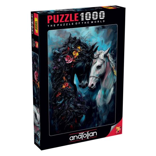 Puzzle Anatolian Schwarzweiß 1000 Teilen