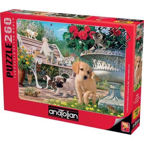 Anatolische Puzzle-Welpen, die Verstecken spielen, 260 Teile