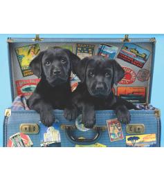 Anatolian Traveling Black Puppies Puzzle 500 Teile