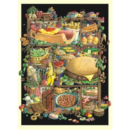 Anatolisches Puzzle Black Food Box mit 1000 Teilen