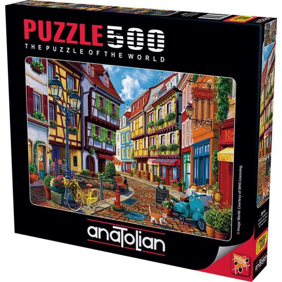 Anatolisches Kopfsteinpflastergassen-Puzzle 500 Teile