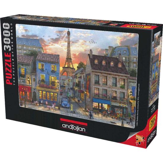 Anatolisches Puzzle Straßen im Zentrum von Paris 3000 Teile