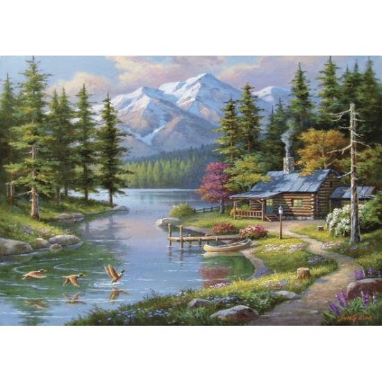 Anatolisches Kanu auf dem Seepier-Puzzle, 1500 Teile