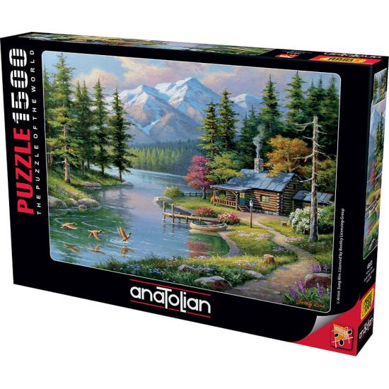 Anatolisches Kanu auf dem Seepier-Puzzle, 1500 Teile