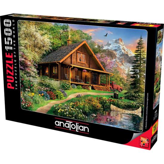 Anatolisches Landhaus-Puzzle aus Holz, 1500 Teile