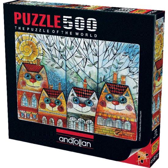 Anatolisches Puzzle Stadt der Katzen 500 Teile