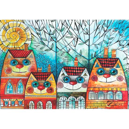 Anatolisches Puzzle Stadt der Katzen 500 Teile