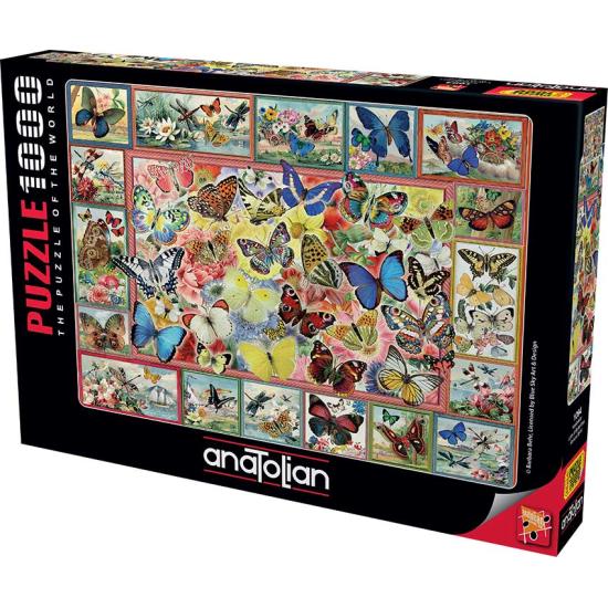 Anatolisches Schmetterlings-Collage-Puzzle 1000 Teile Anatolisches Schmetterlings-Collage-Puzzle 1000 Teile