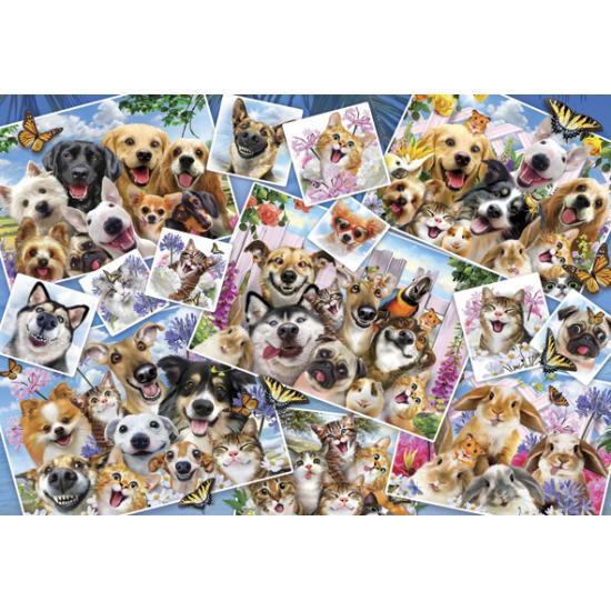 2000-teiliges anatolisches Haustier-Selfie-Collage-Puzzle 2000-teiliges anatolisches Haustier-Selfie-Collage-Puzzle