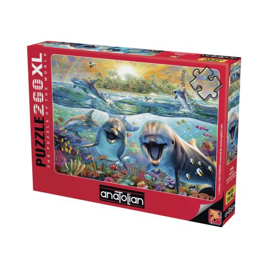 Puzzle Anatolian Lachende Delfine XXL 260 Teile