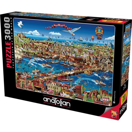 Anatolisches Puzzle Istanbul im Jahr 1895 mit 3000 Teilen Anatolisches Puzzle Istanbul im Jahr 1895 mit 3000 Teilen