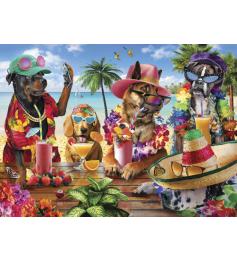 Anatolisches Puzzle „Hundeparty am Strand“ 1000 Teile