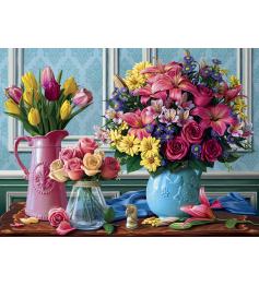 Anatolisches Puzzle Blumen in Vasen 1000 Teile