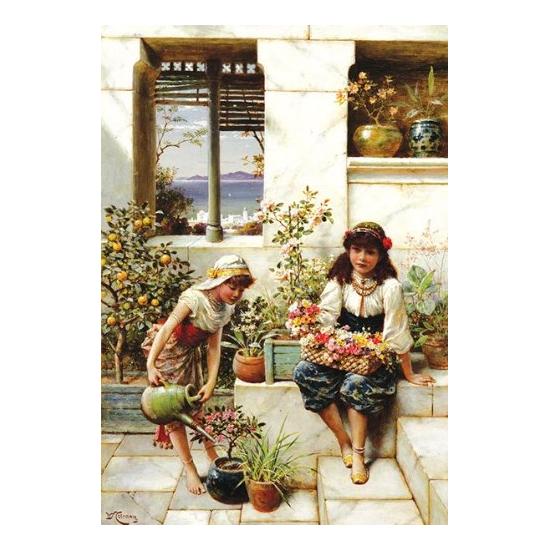 Anatolisches Puzzle Junge Blumen 500 Teile