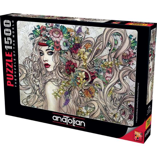 Anatolisches Flower-Power-Puzzle mit 1500 Teilen
