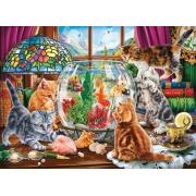 Anatolische Kätzchen und Aquarium Puzzle 1000 Teile