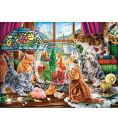 Anatolische Kätzchen und Aquarium Puzzle 1000 Teile