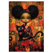 Puzzle Anatolian Gato Negro 500 Teile