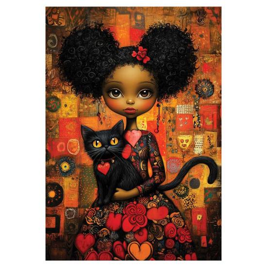 Puzzle Anatolian Gato Negro 500 Teile