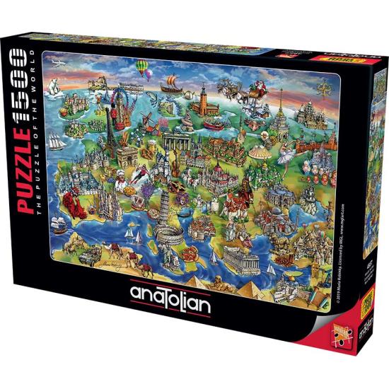 Anatolische Wahrzeichen Europas Puzzle 1500 Teile Anatolische Wahrzeichen Europas Puzzle 1500 Teile