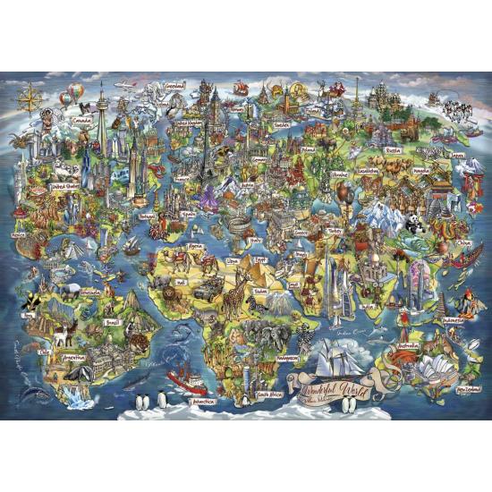 Anatolische Wahrzeichen der Welt Puzzle 3000 Teile Anatolische Wahrzeichen der Welt Puzzle 3000 Teile