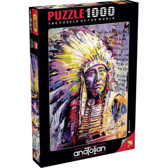 Anatolisches Seattle-Indianerhäuptling-Puzzle, 1000 Teile