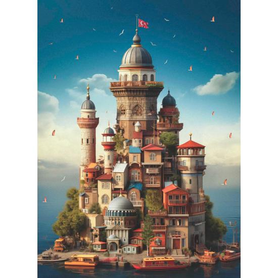 Puzzle Anatolian Kız Kulesi mit 1000 Teilen
