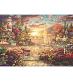 Anatolisches Puzzle Die Küste bei Sonnenuntergang 3000 Teile