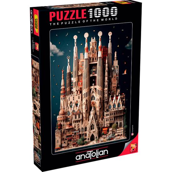 Puzzle Anatolian La Sagrada Familia mit 1000 Teilen