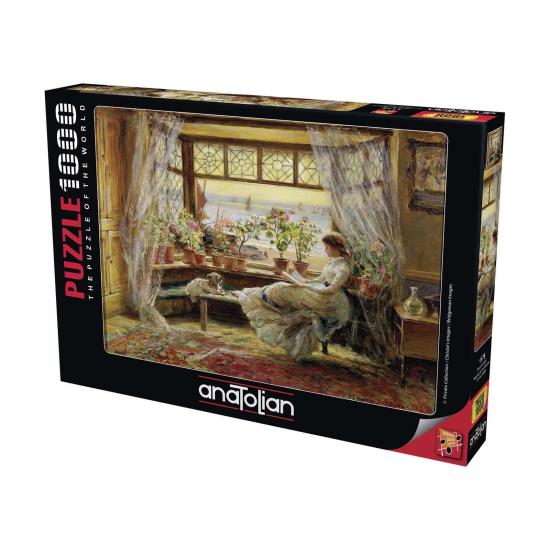 Puzzle Anatolian Lesen am Fenster 1000 Teilen