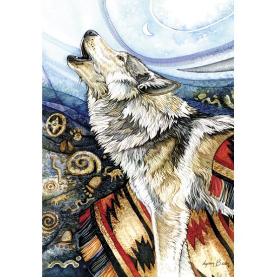 Anatolischer heulender Wolf Puzzle 260 Teile