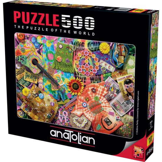 Anatolisches Puzzle „Die 60er Jahre“ mit 500 Teilen