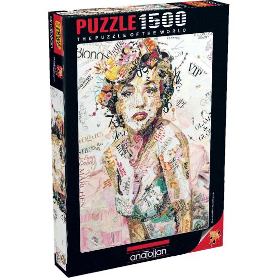 Anatolisches Marilyn Monroe News-Puzzle mit 1500 Teilen