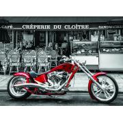 Anatolisches rotes Motorrad-Chopper-Puzzle 1000 Teile