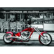 Anatolisches rotes Motorrad-Chopper-Puzzle 1000 Teile