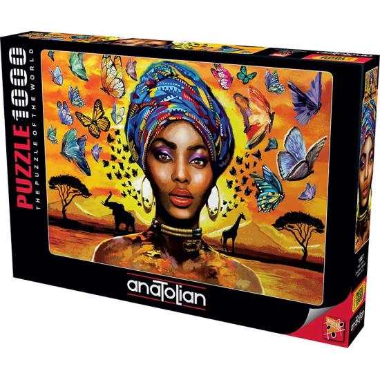 Anatolisches Puzzle Afrikanische Frau 1000 Teile