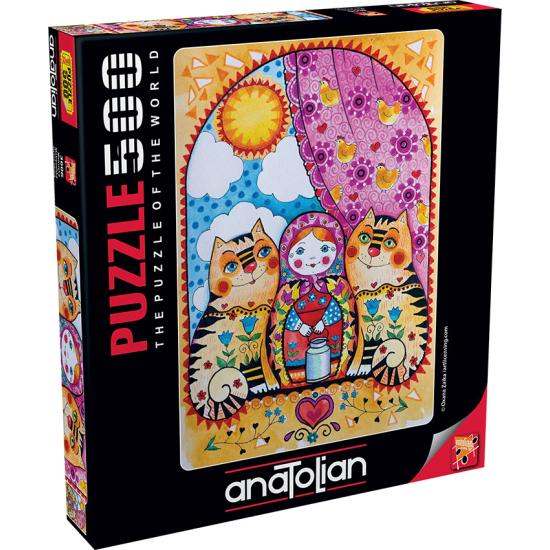 Anatolisches Matroschka-Puppe-Puzzle 500 Teile