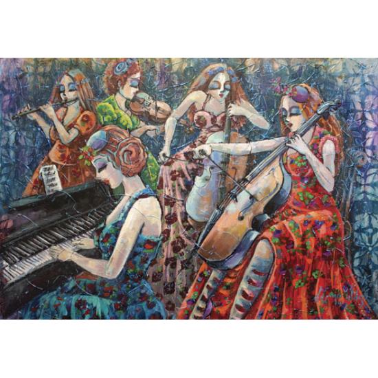 Anatolische Puzzlenotizen voller Farbe 2 x 500 Teile