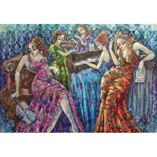 Anatolische Puzzlenotizen voller Farbe 2 x 500 Teile