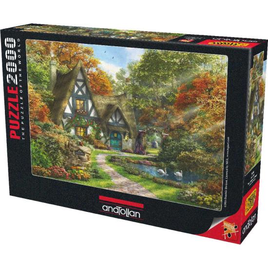 Anatolisches Puzzle Herbst in der Hütte 2000 Teile