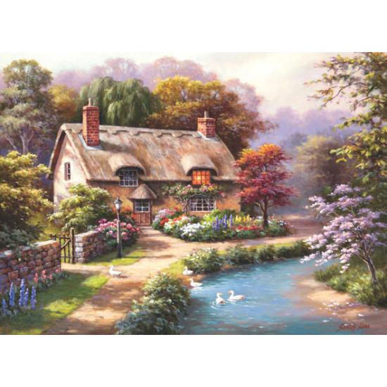Anatolian Puzzle Ducks Road to the Country House 1000 Teile