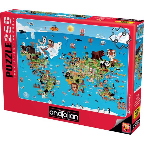 Anatolische Puzzlefiguren aus aller Welt 260 Teile